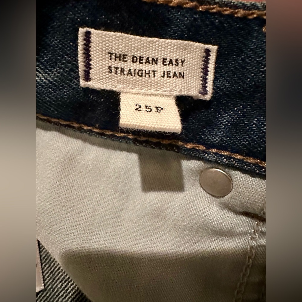 Madewell Dark Blue Straight Leg Jeans - Picture 4 of 4